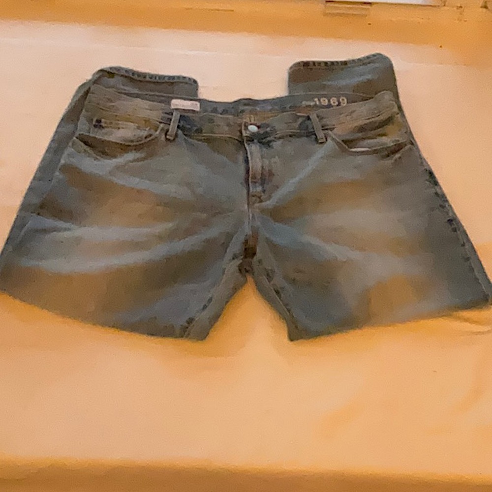 Gap 1969 Sexy Boyfriend Relaxed Size 33 Inseam 30” - Picture 3 of 8